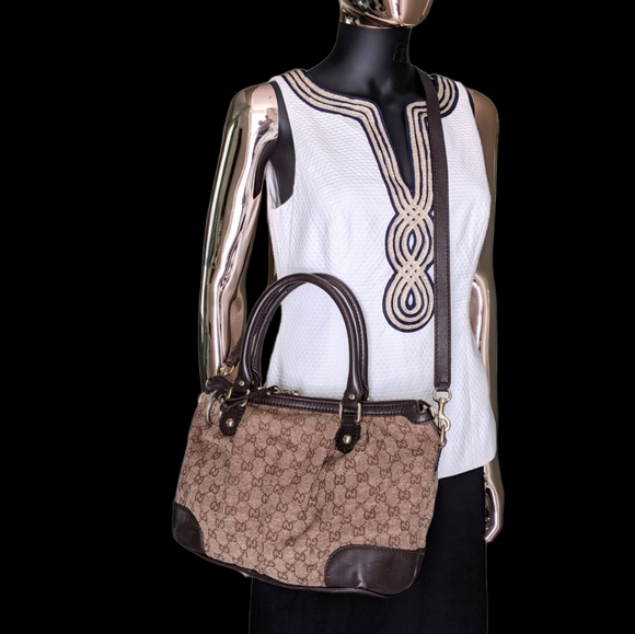 GUCCI GG MONOGRAM HAND CROSSBODY BAG - Picture 6 of 15